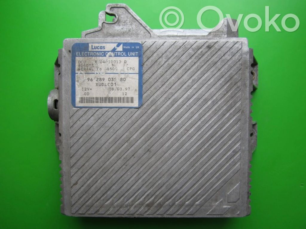 Engine control unit/module ECU   9628903580,R04010013D
