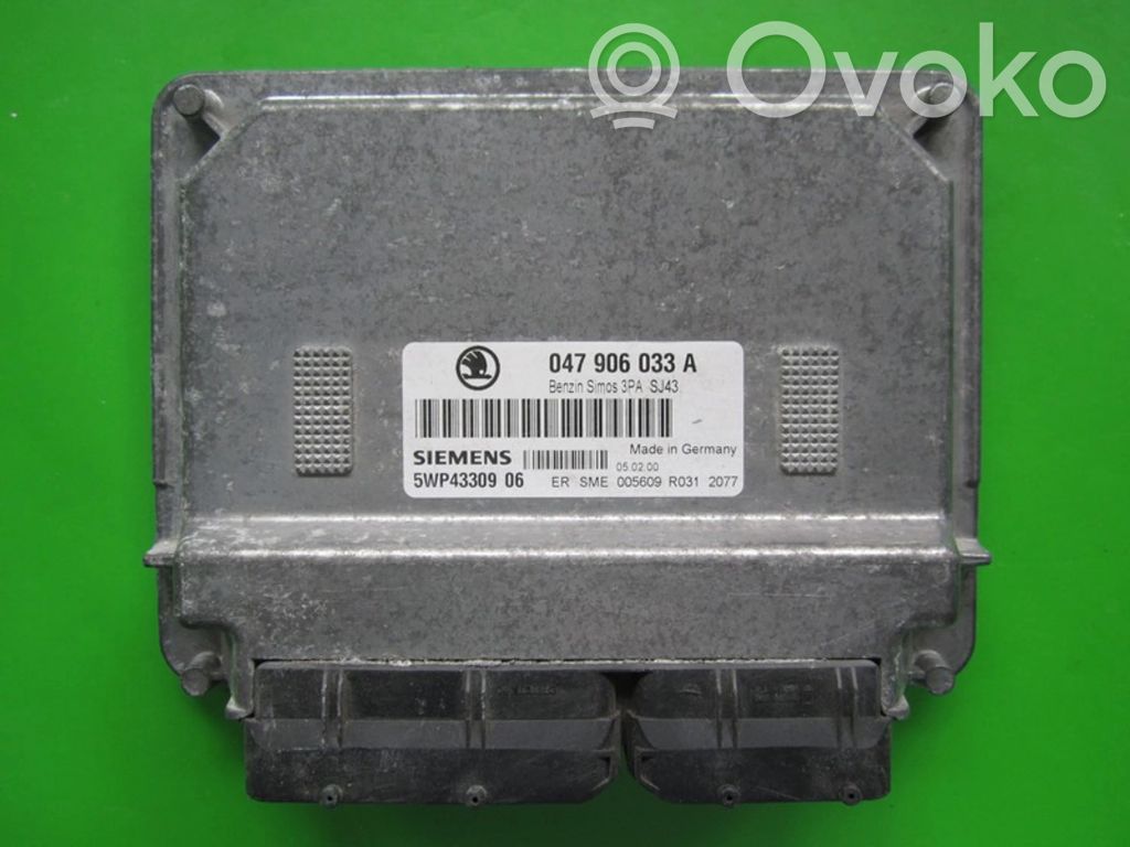 Engine control unit/module ECU   047906033A,5WP43309