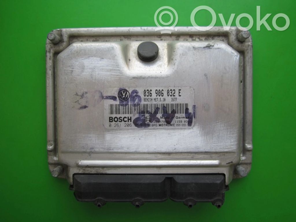 Engine control unit/module ECU   036906032E,0261206859