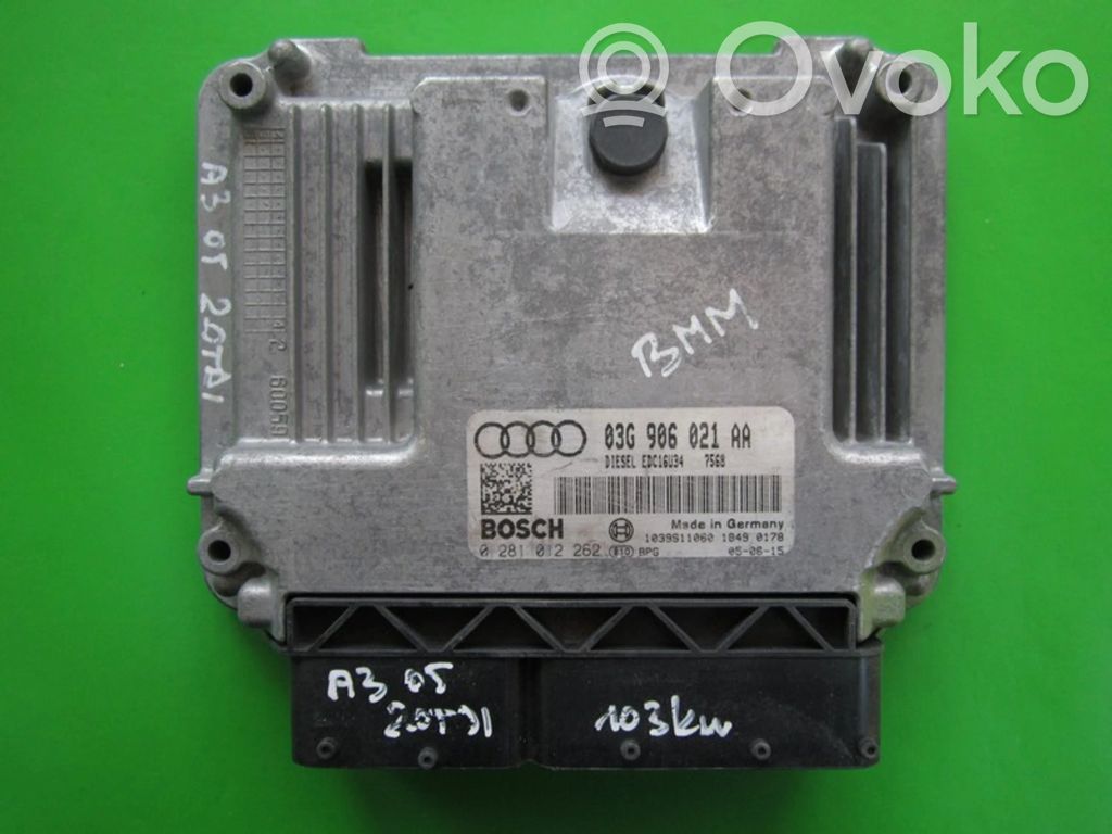Audi A3 S3 8P Engine control unit/module ECU 