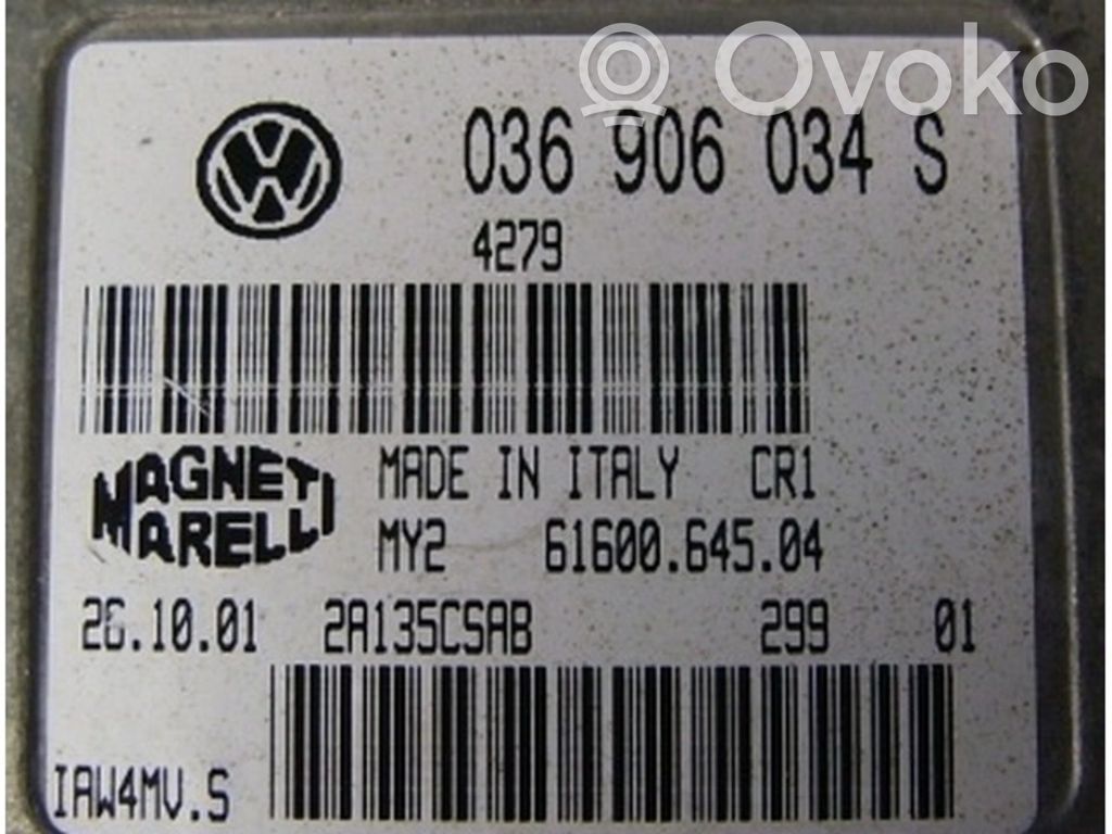 Engine control unit/module ECU   036906034S,6160064504