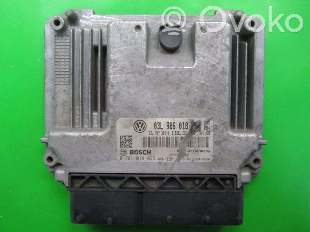 Volkswagen Caddy Unité de commande, module ECU de moteur 