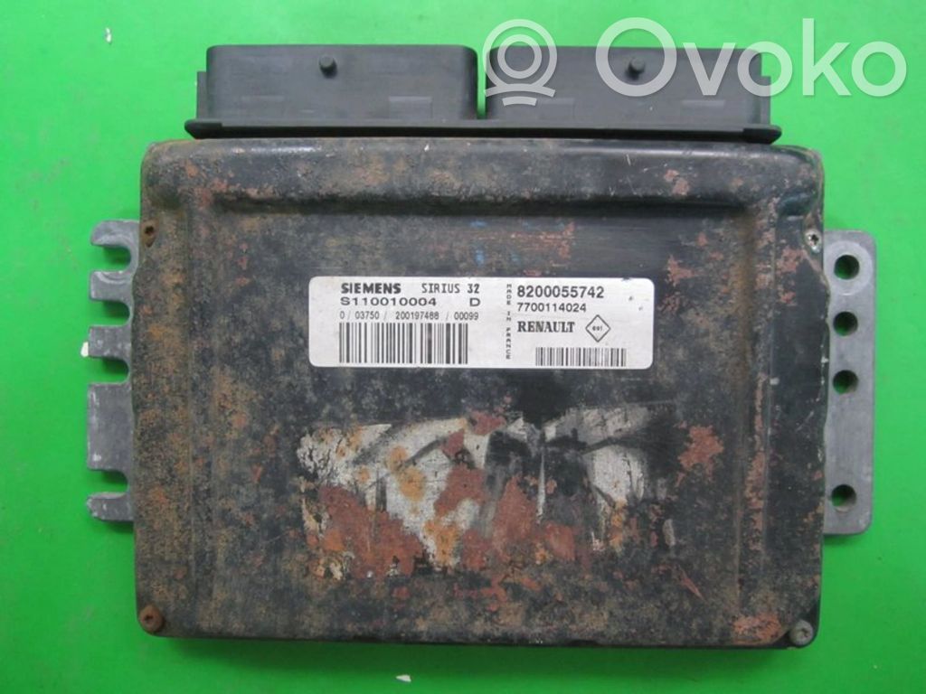 Engine control unit/module ECU   8200055742,S110010004D