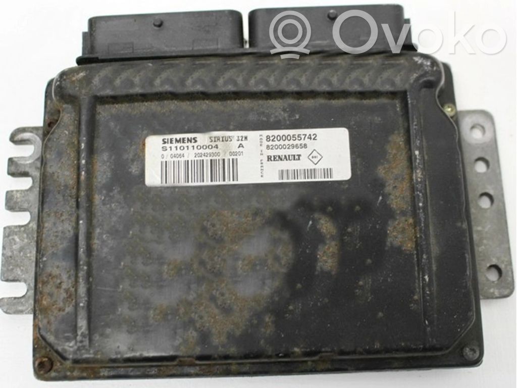 Engine control unit/module ECU   8200055742,S110110004A