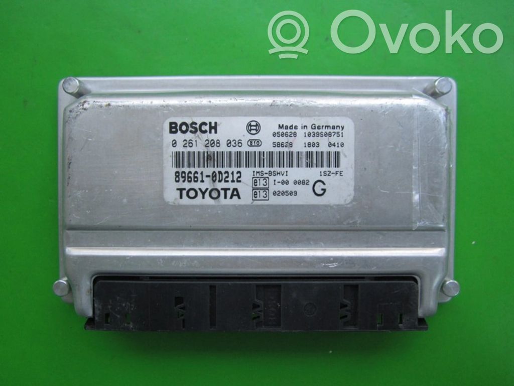 Engine control unit/module ECU   896610D212,0261208036