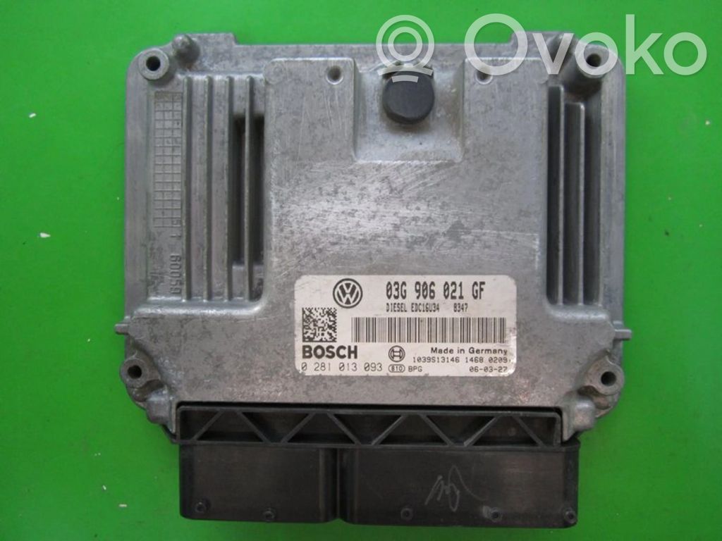 Volkswagen Golf V Engine control unit/module ECU 