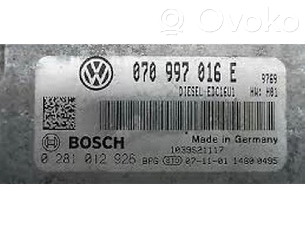 Volkswagen Touareg I Komputer / Sterownik ECU silnika 