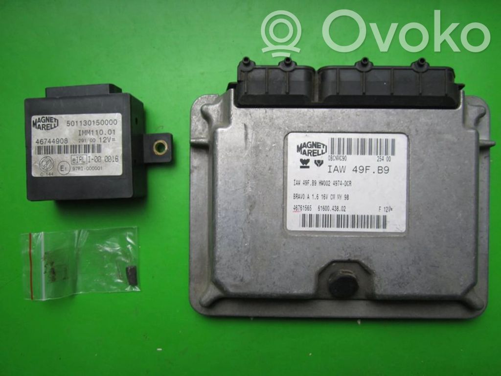 Fiat Bravo - Brava Engine ECU kit and lock set 