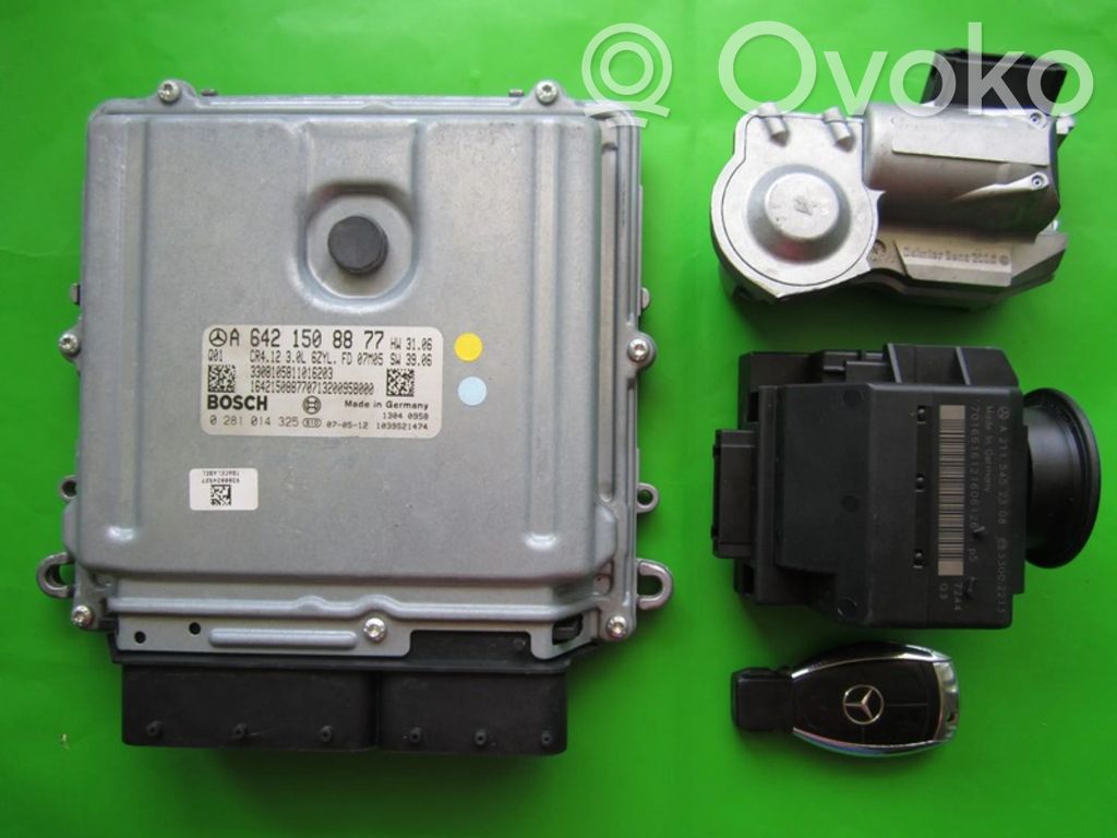 Mercedes-Benz E W211 Komputer / Sterownik ECU i komplet kluczy 