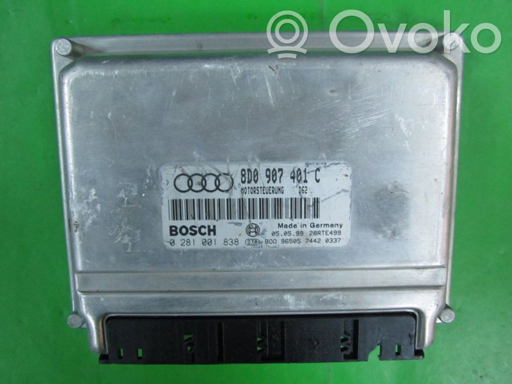 Audi A4 S4 B5 8D Unitate control motor/modul ECU 