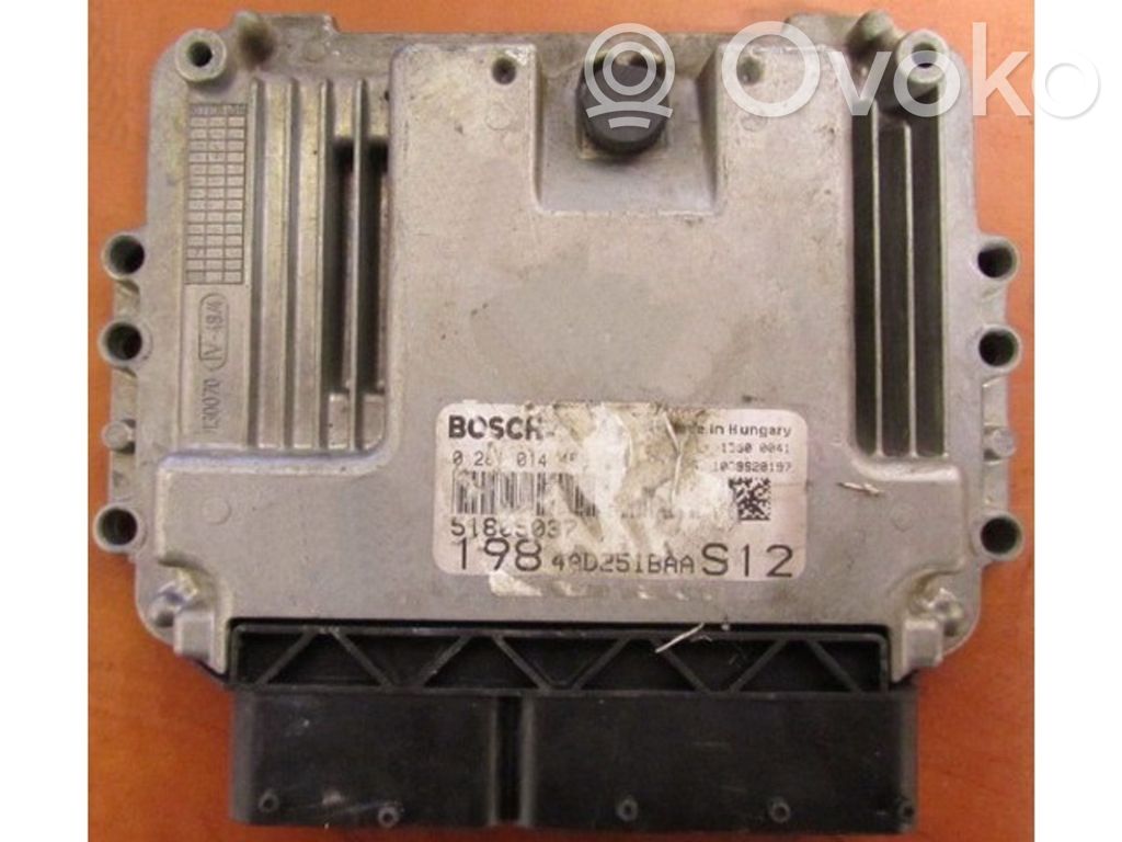Engine control unit/module ECU   51805037,0281014456