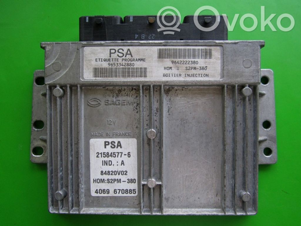 Citroen C4 I Unidad de control/módulo ECU del motor 