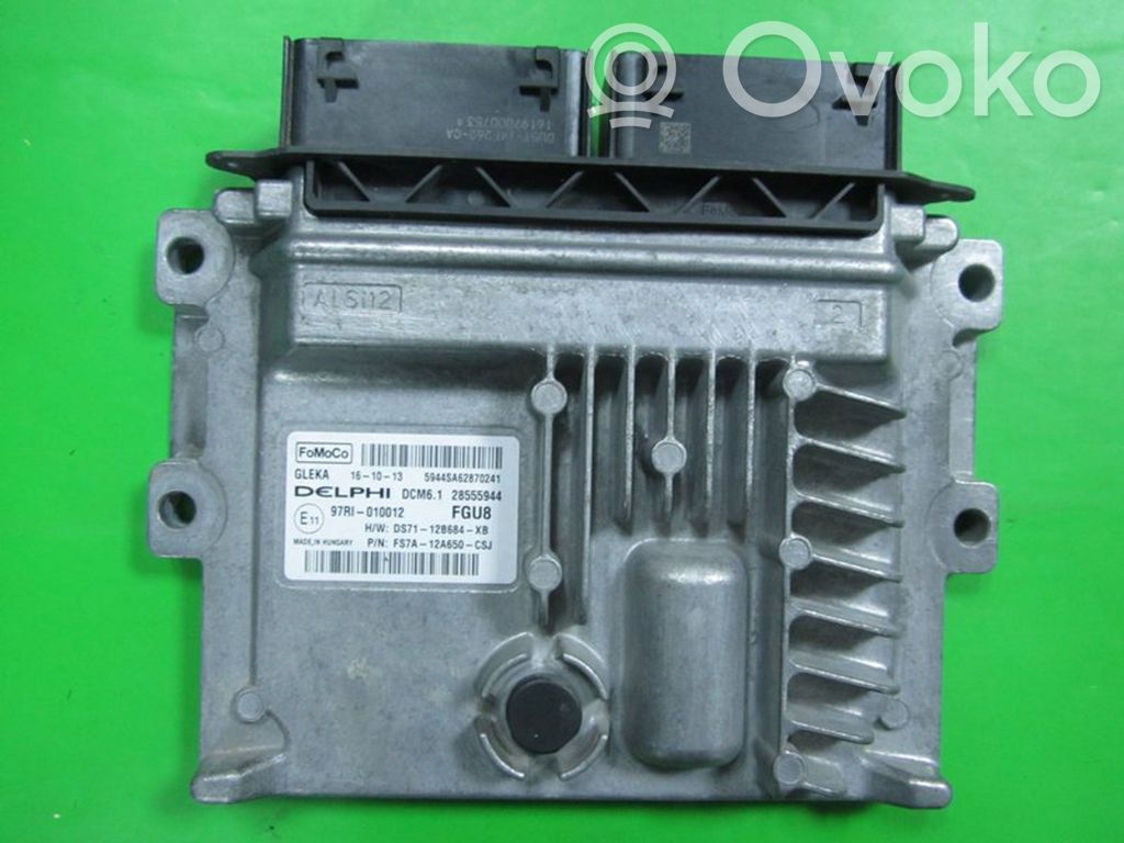 Engine control unit/module ECU   FS7A12A650CSJ,28555944