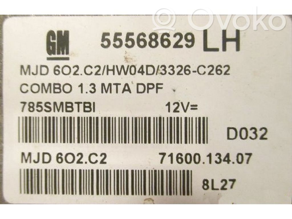 Opel Combo C Engine control unit/module ECU 