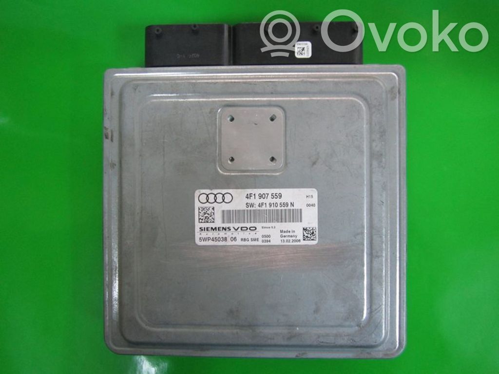 Engine control unit/module ECU   4F1907559,5WP45038