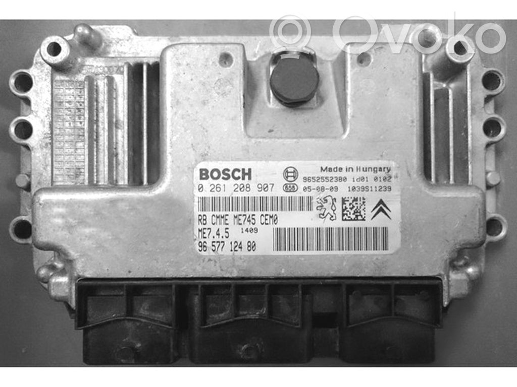 Citroen C3 Unité de commande, module ECU de moteur 