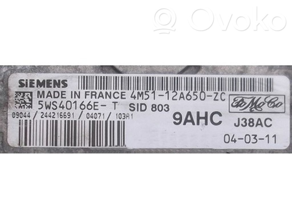 Ford C-MAX I Galios (ECU) modulis 