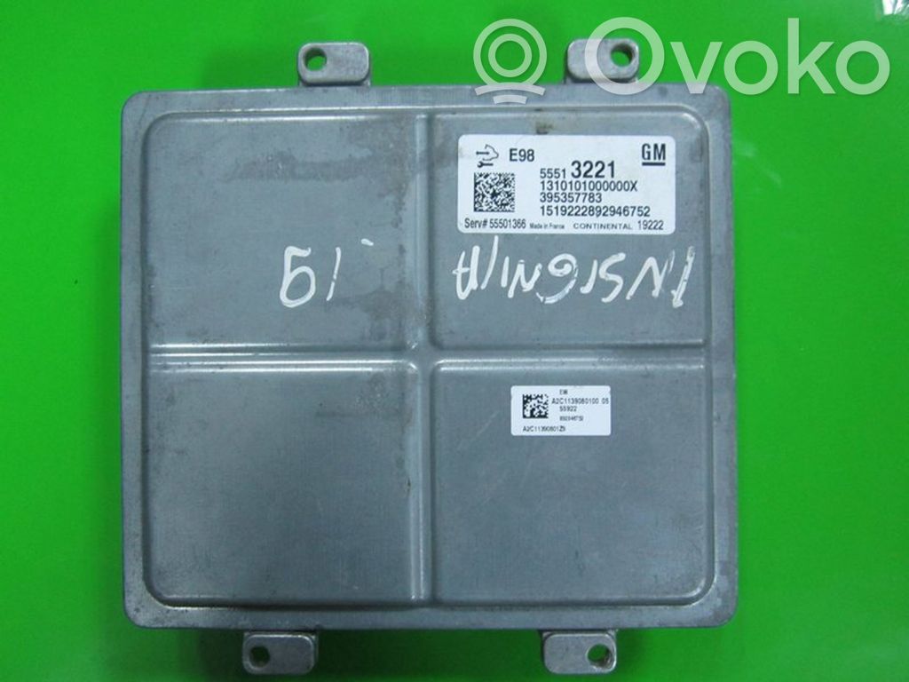 Opel Insignia B Unidad de control/módulo ECU del motor 