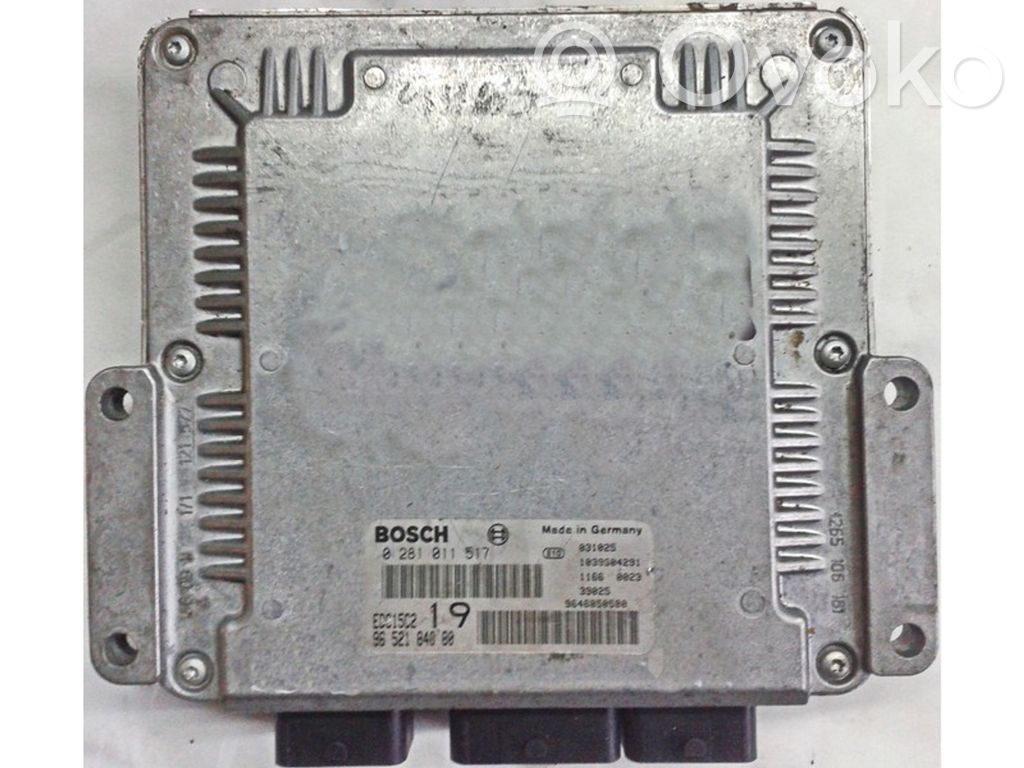 Peugeot 307 Engine control unit/module ECU 