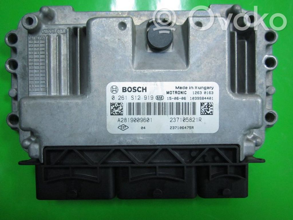 Engine control unit/module ECU   237106475R,0261S12919