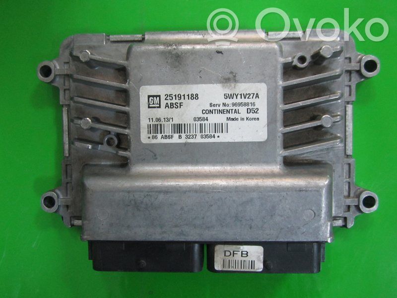 Chevrolet Spark Engine control unit/module ECU 