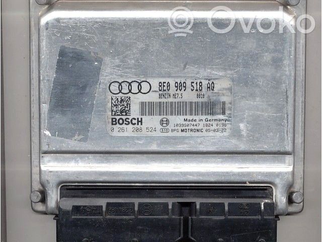 Audi A4 S4 B7 8E 8H Unidad de control/módulo ECU del motor 