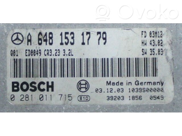 Mercedes-Benz S W220 Engine control unit/module ECU 