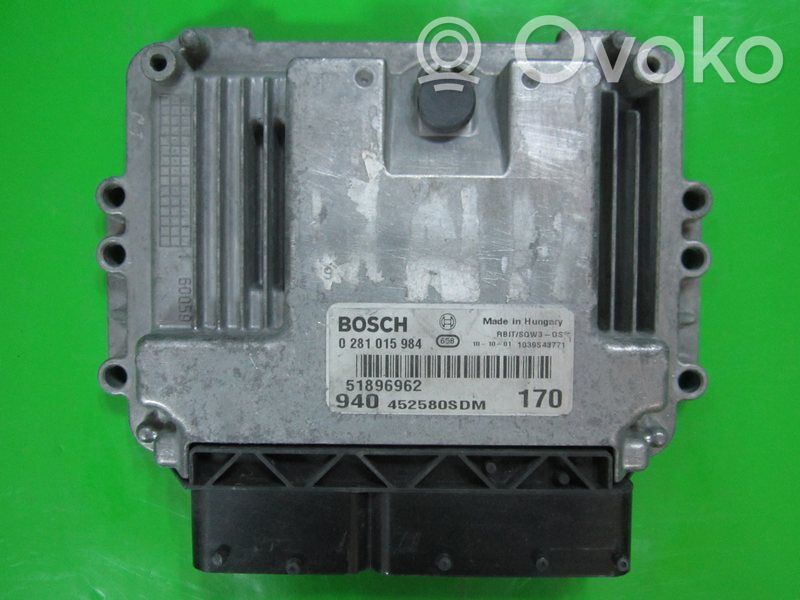Alfa Romeo Giulietta Engine control unit/module ECU 