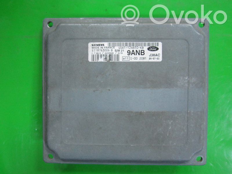 Ford Fiesta Komputer / Sterownik ECU silnika 