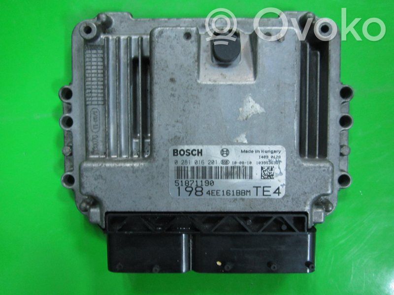 Engine control unit/module ECU   51871190,0281016201