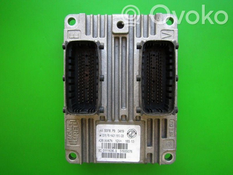 Engine control unit/module ECU   51935076,BC0111636B