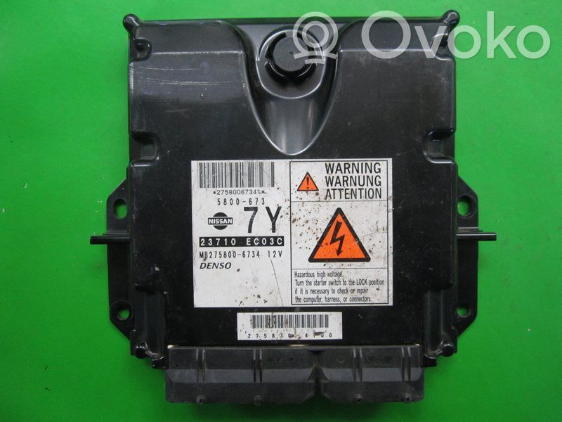 Nissan Navara D40 Unité de commande, module ECU de moteur 