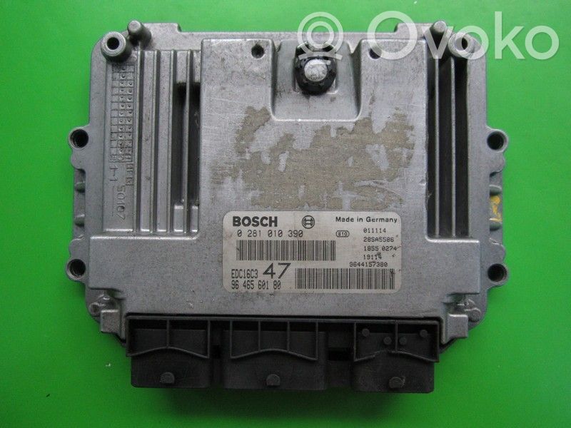 Engine control unit/module ECU   9646560180,0281010390