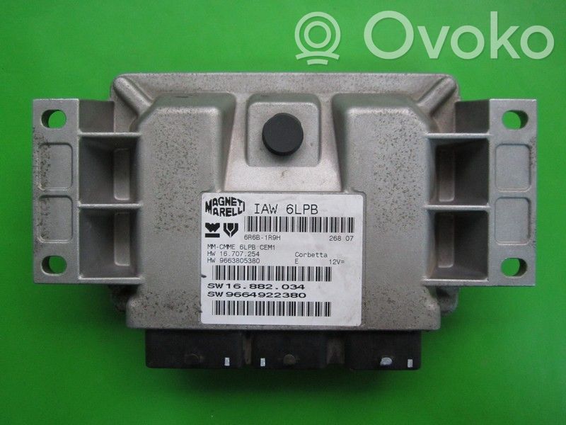Peugeot 407 Engine control unit/module ECU 