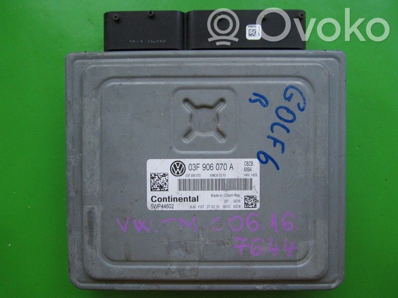 Volkswagen Golf Plus Engine control unit/module ECU 