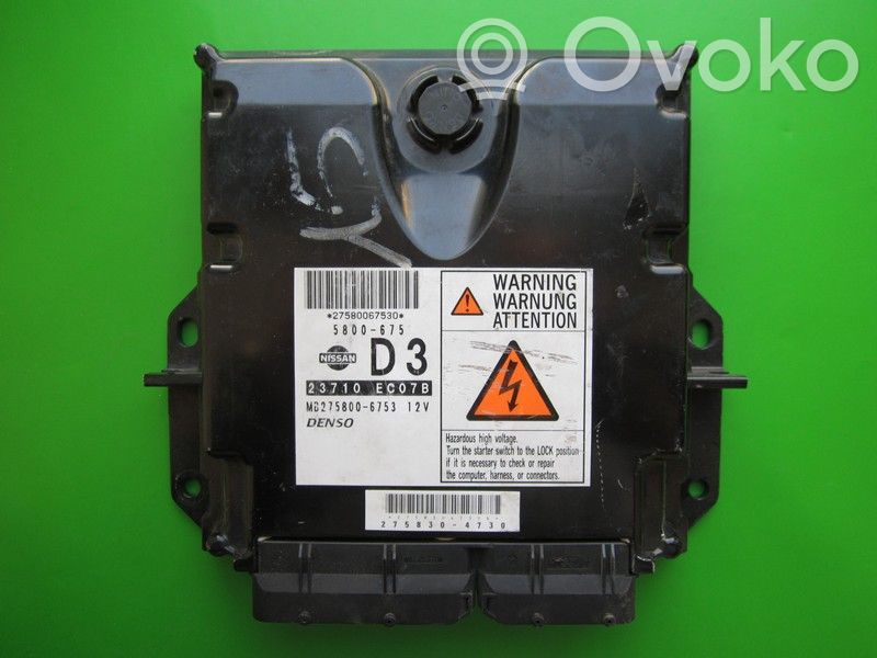 Engine control unit/module ECU   23710EC07B,MB2758006753