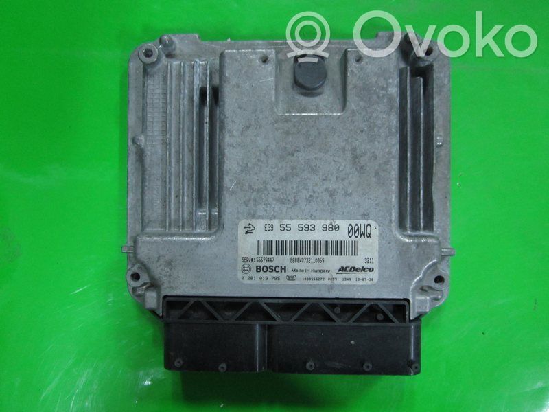 Engine control unit/module ECU   55593980,0281019795