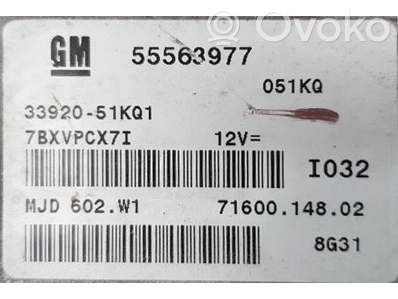 Engine control unit/module ECU   3392051KQ1,55563977