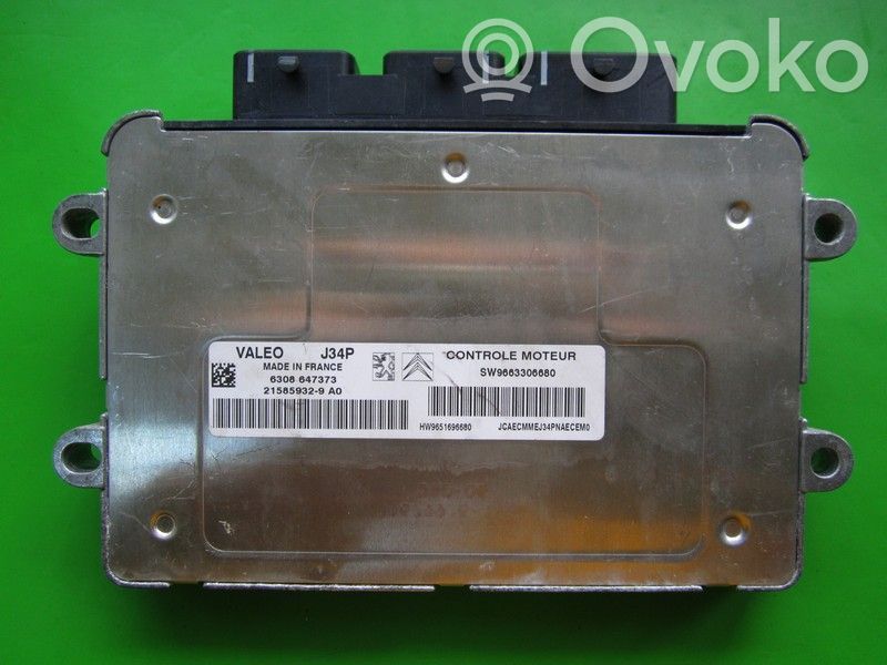 Peugeot 207 Engine control unit/module ECU 
