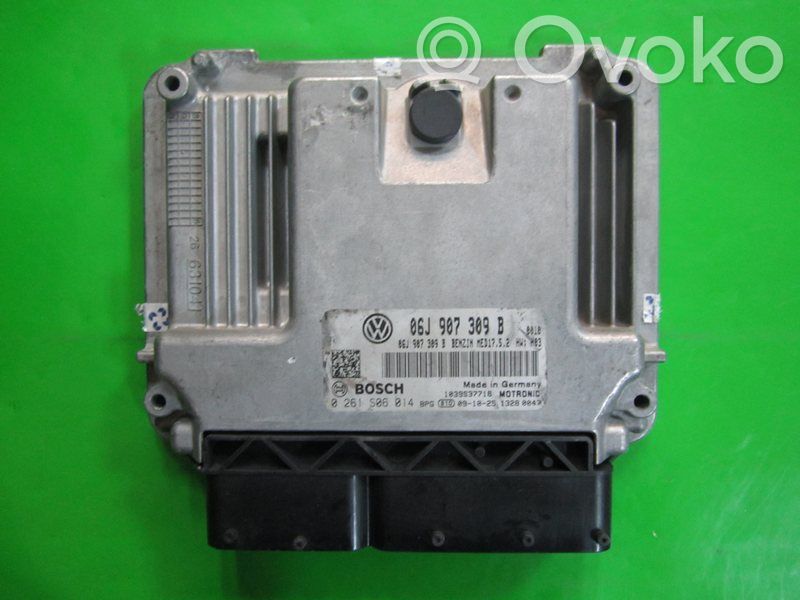 Engine control unit/module ECU   06J907309B,0261S06014