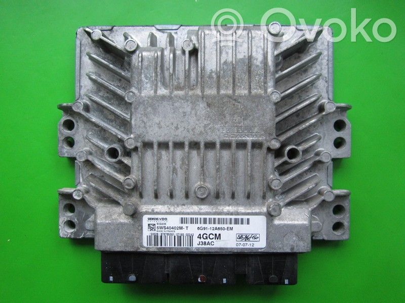 Engine control unit/module ECU   6G9112A650EM,5WS40402MT