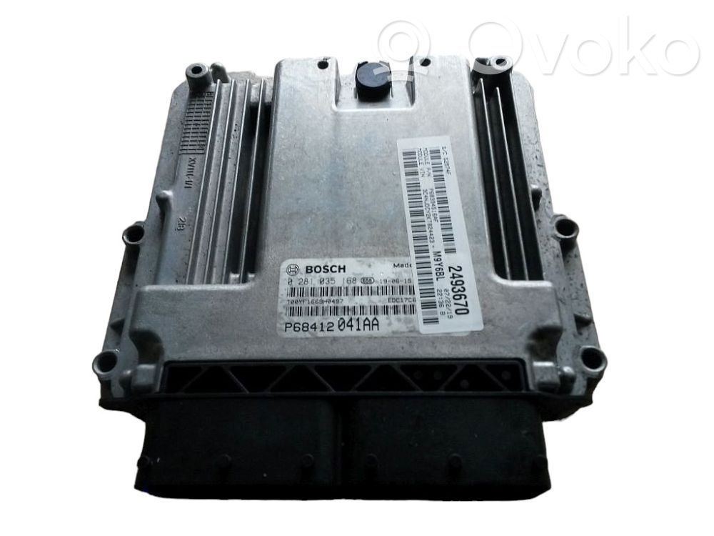 Engine control unit/module   0281035168