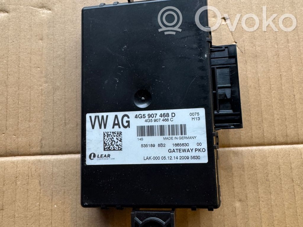 Audi A6 S6 C7 4G Gateway control module 