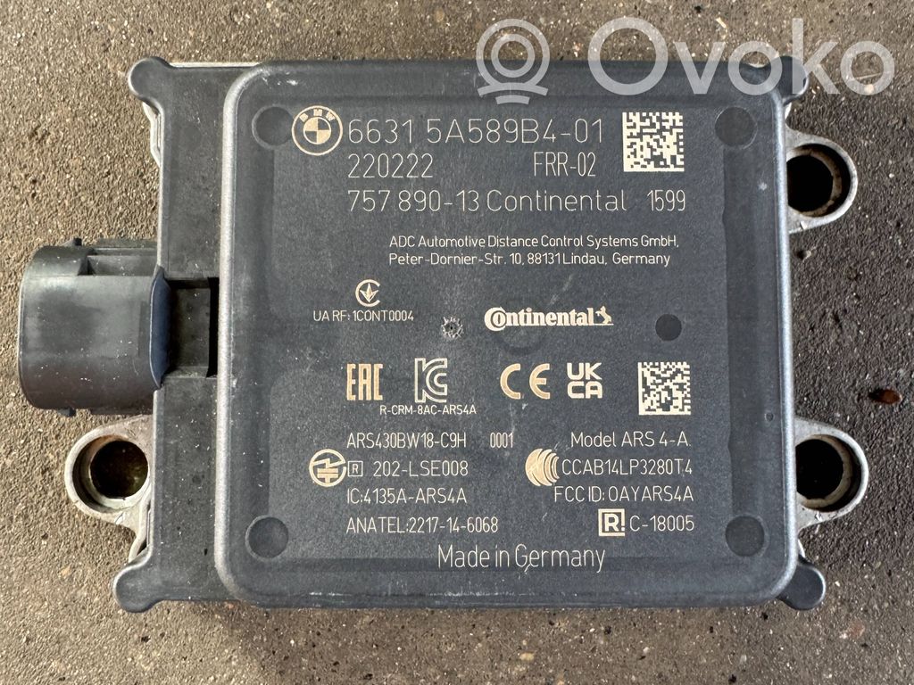 BMW 4 G22 G23 G24 G26 Sensor de radar Distronic 