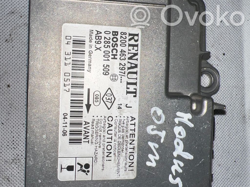 Renault Modus Airbag control unit/module 
