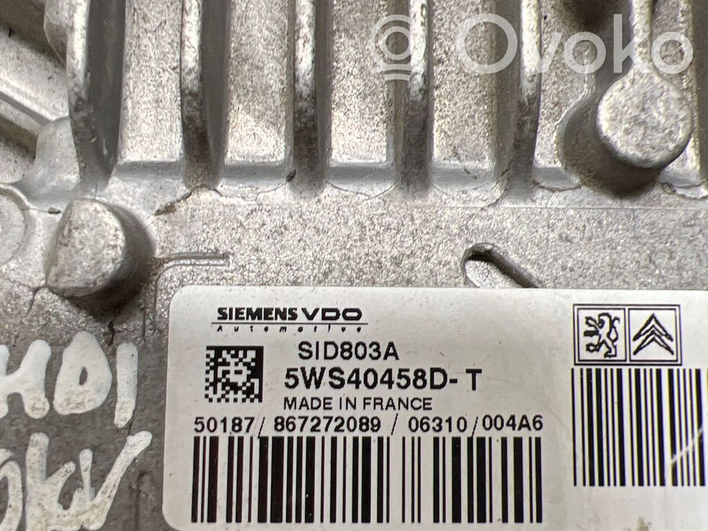 Engine control unit/module   SID803A,5WS40458DT