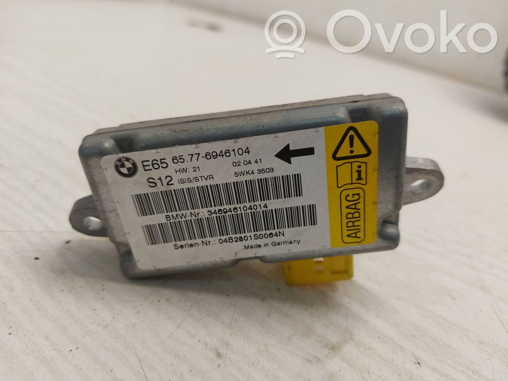 Airbag control unit/module   6946104,5WK43503,346946104014
