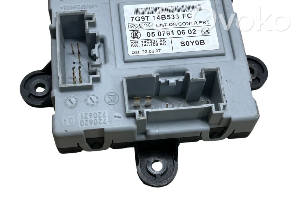 Door control unit/module   7G9T14B533FC,14C237AA,0507910602