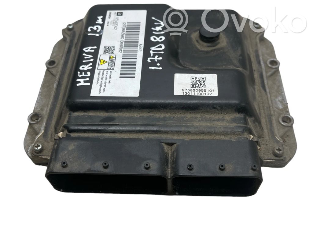 Opel Meriva B Engine control unit/module 