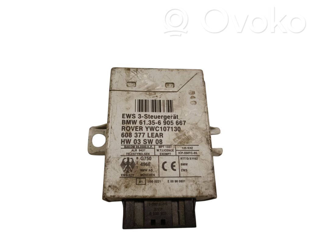 BMW X5 E53 Unité de commande dispositif d'immobilisation 